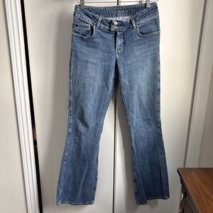 Vintage Y2K Silver Jeans Sz 30 Women's Flare Blue Denim Low-rise